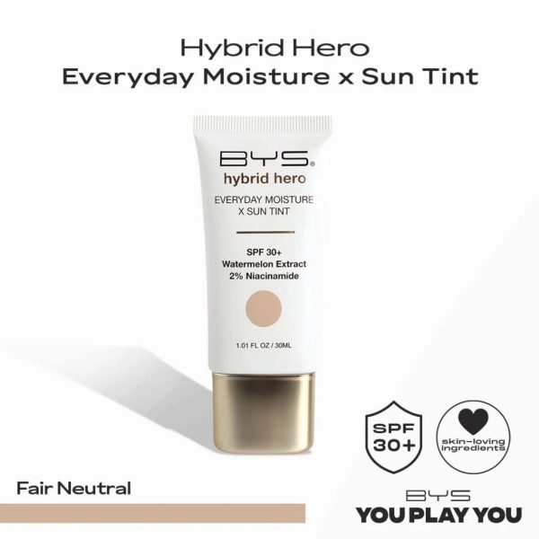 Bys Hybrid Hero Everyday Moisture X Sun Tint Fair Neutral 2