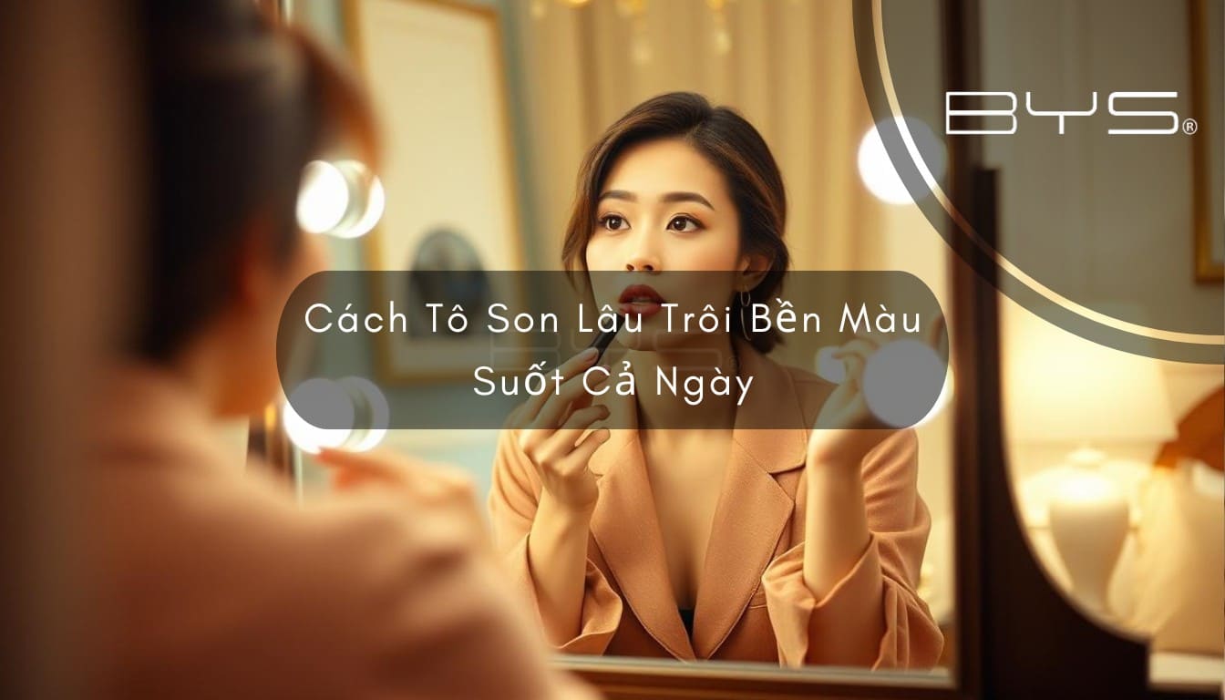 Cách Tô Son Lâu Trôi Bền Màu Suốt Cả Ngày