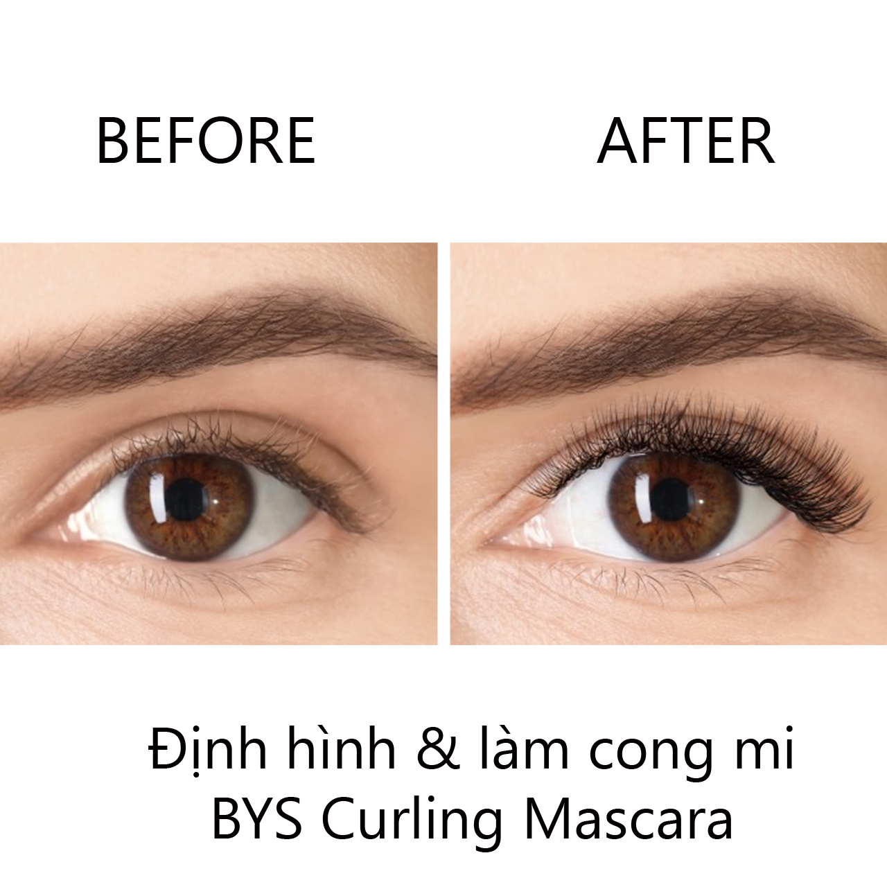 mascara bys làm dài và uốn cong mi 