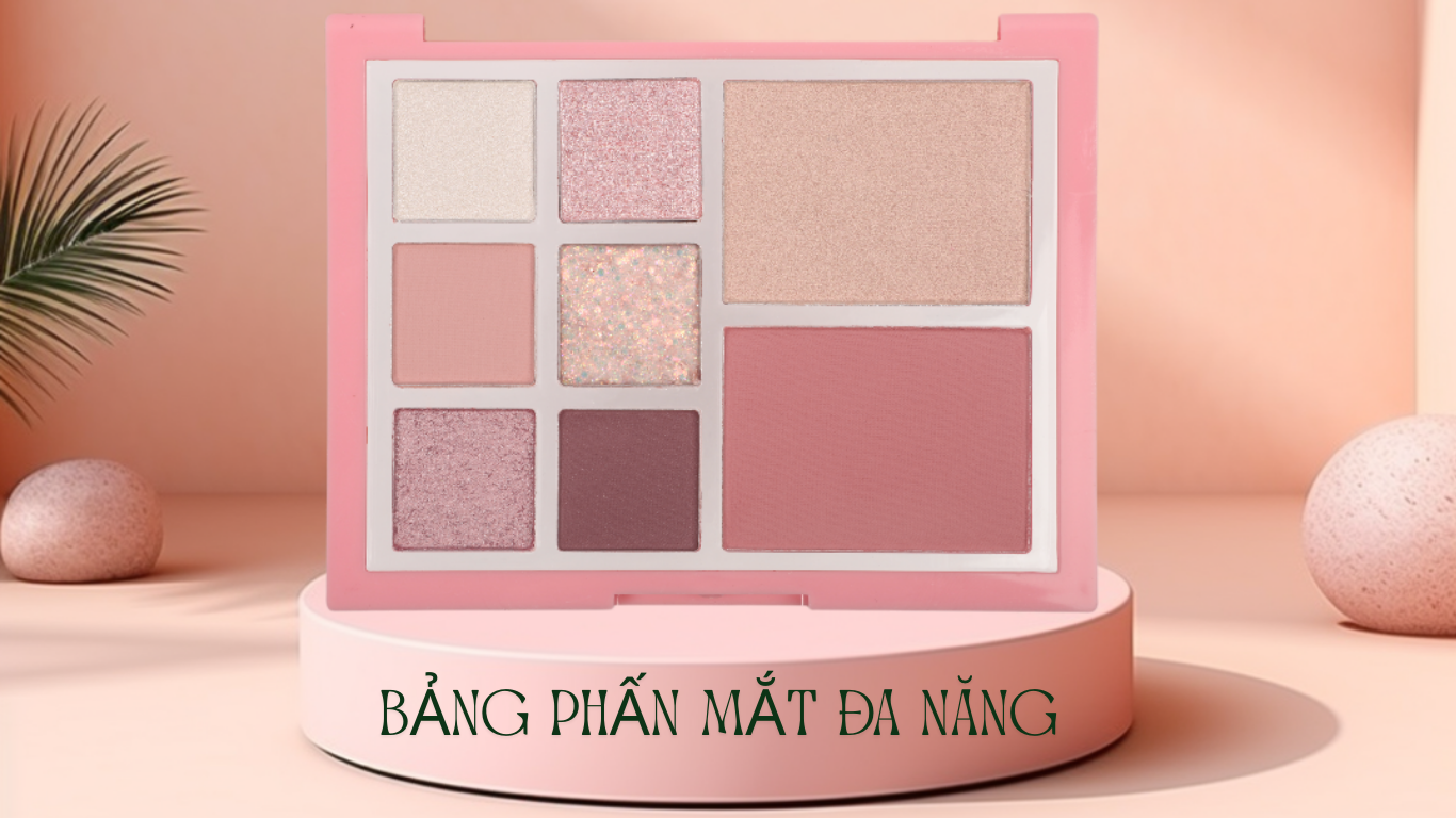 Bảng Phấn Má & Mắt Đa Năng 8 Màu Pink Lemonade 