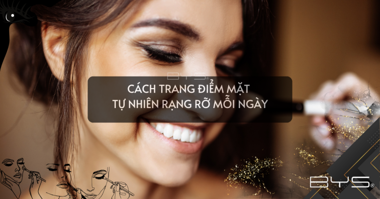 trang điểm mặt tự nhiên