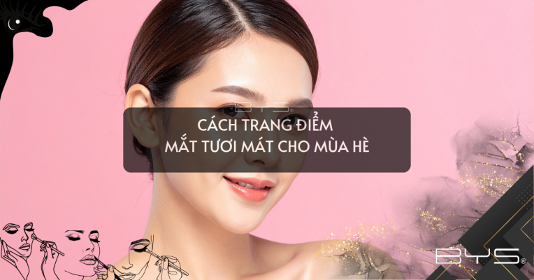trang điểm mắt mùa hè